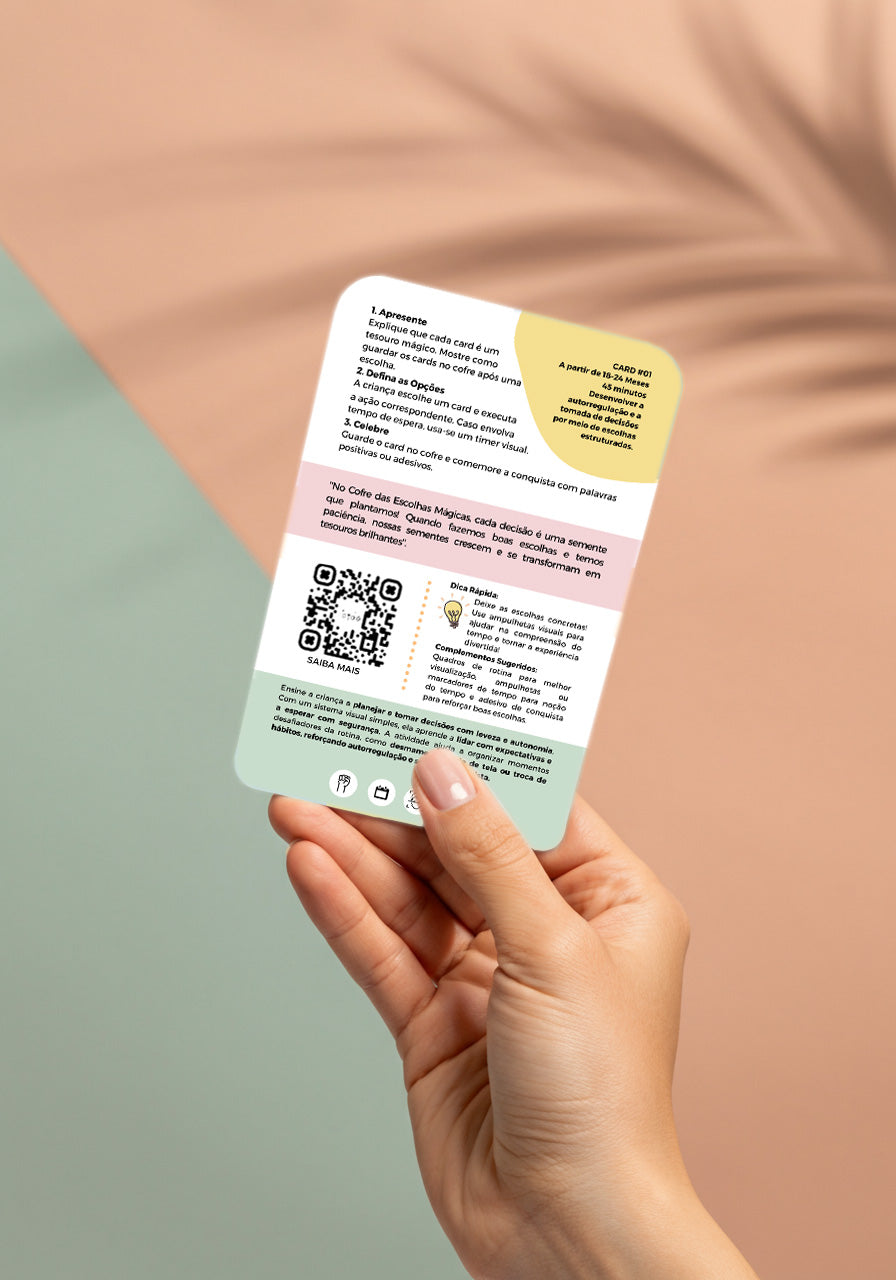 Caça ao Tesouro do Amanhã – Cards Educativos (Edição Primeira Infância)