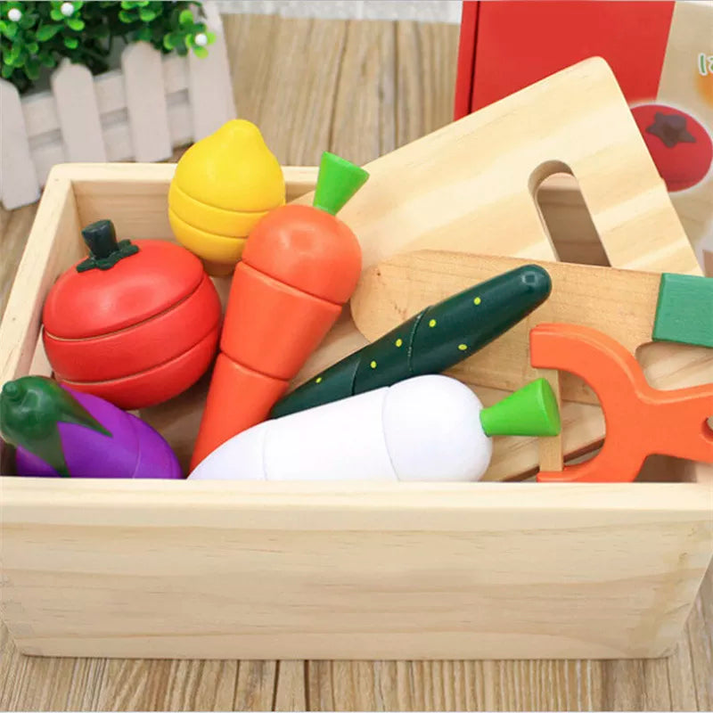 Caja de madera para frutas y verduras