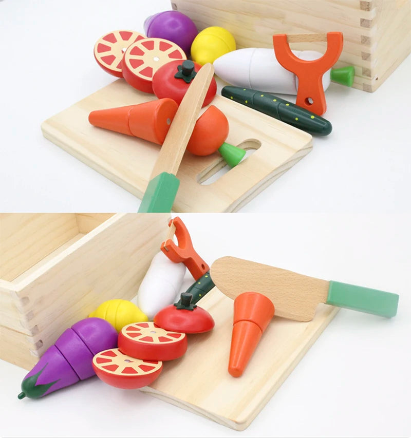 Caja de madera para frutas y verduras