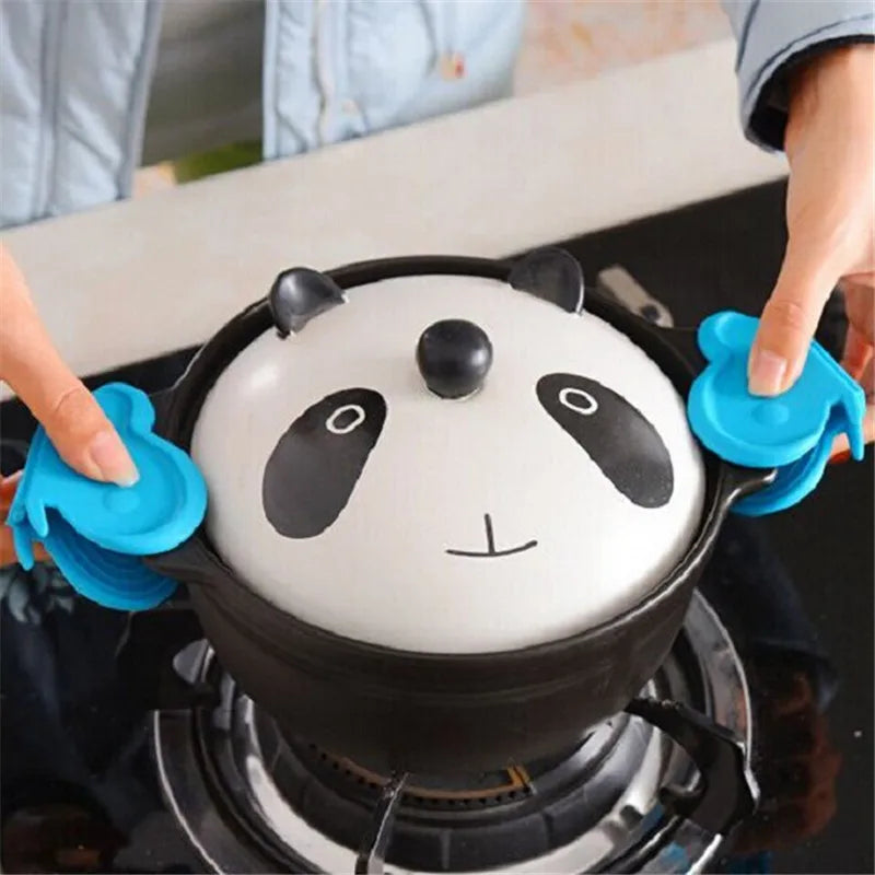 Conjunto de Luvas de Silicone para Cozinha