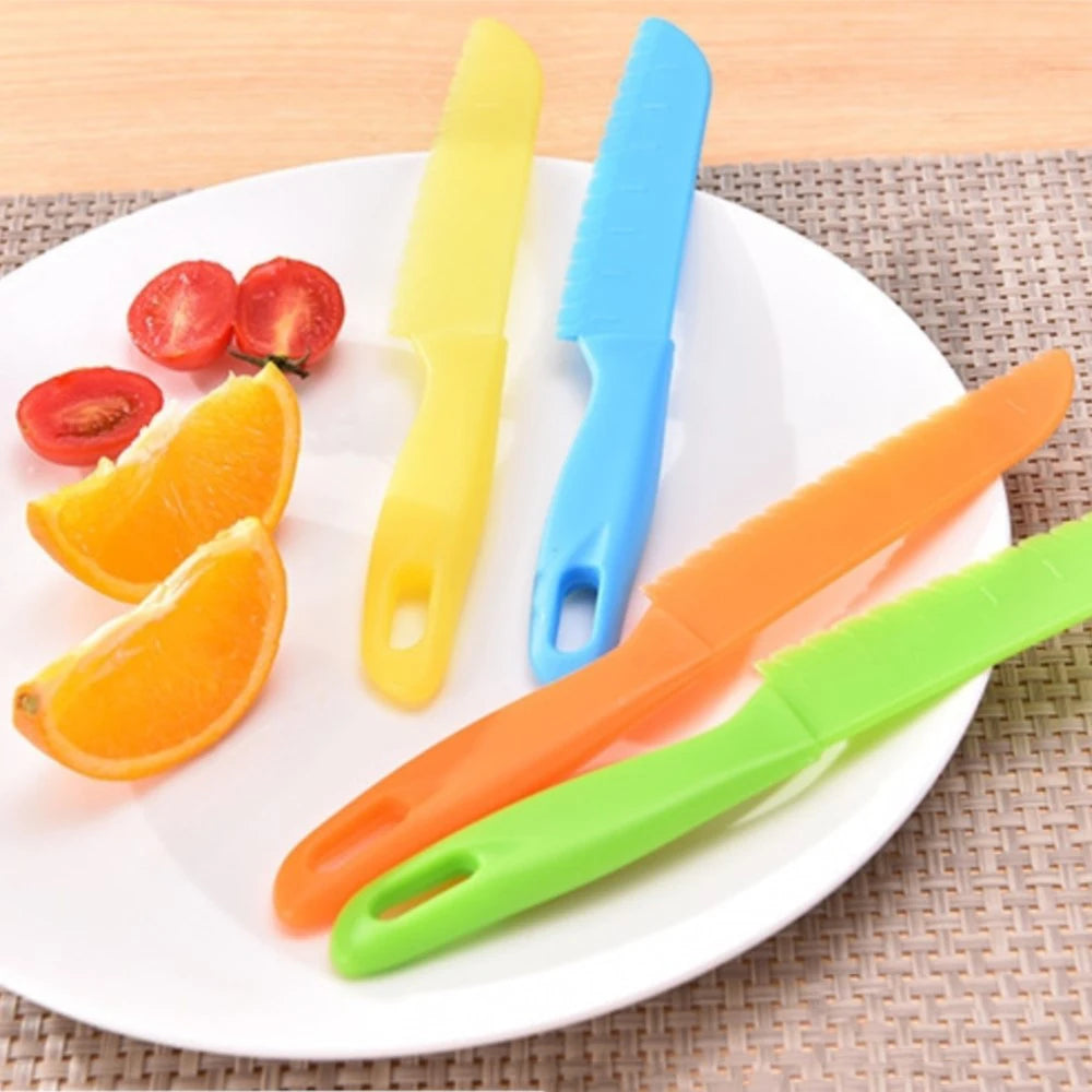 Facas Coloridas de Cozinha para Crianças