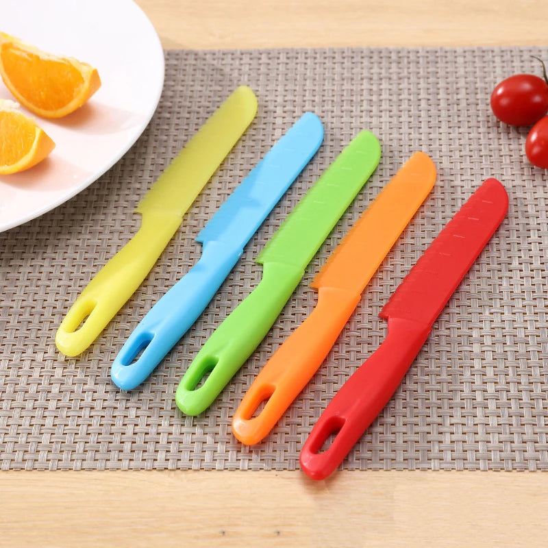 Facas Coloridas de Cozinha para Crianças