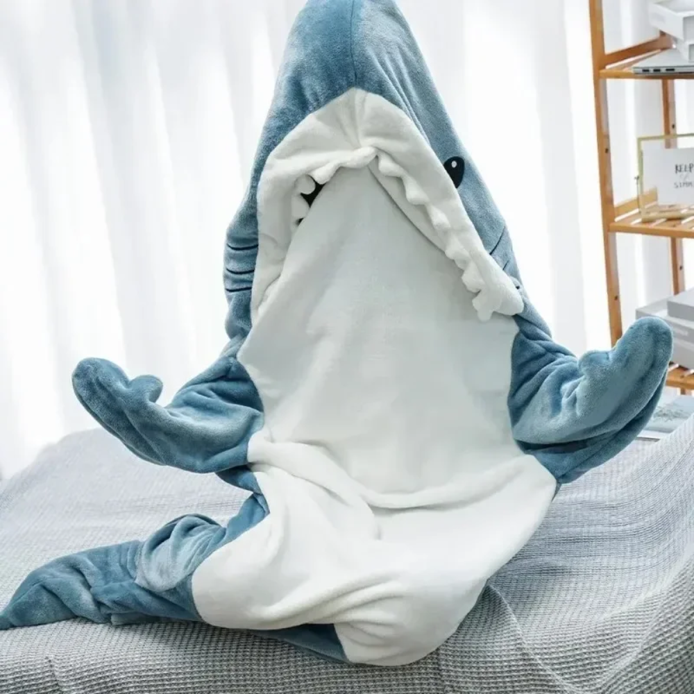 Manta Tubarão com Capuz