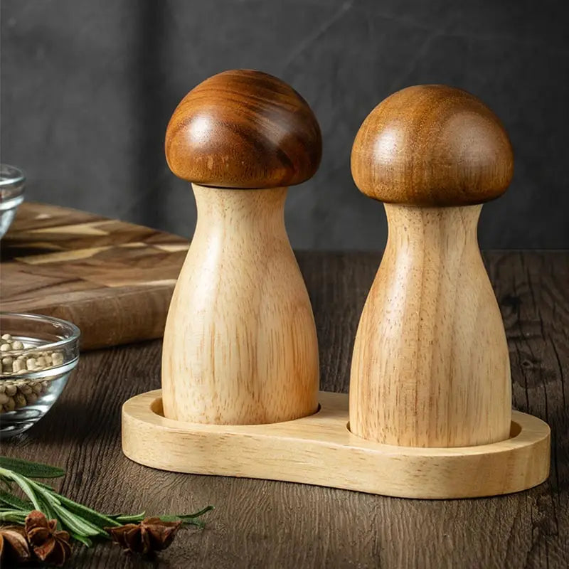 Moedor Cogumelo em Madeira
