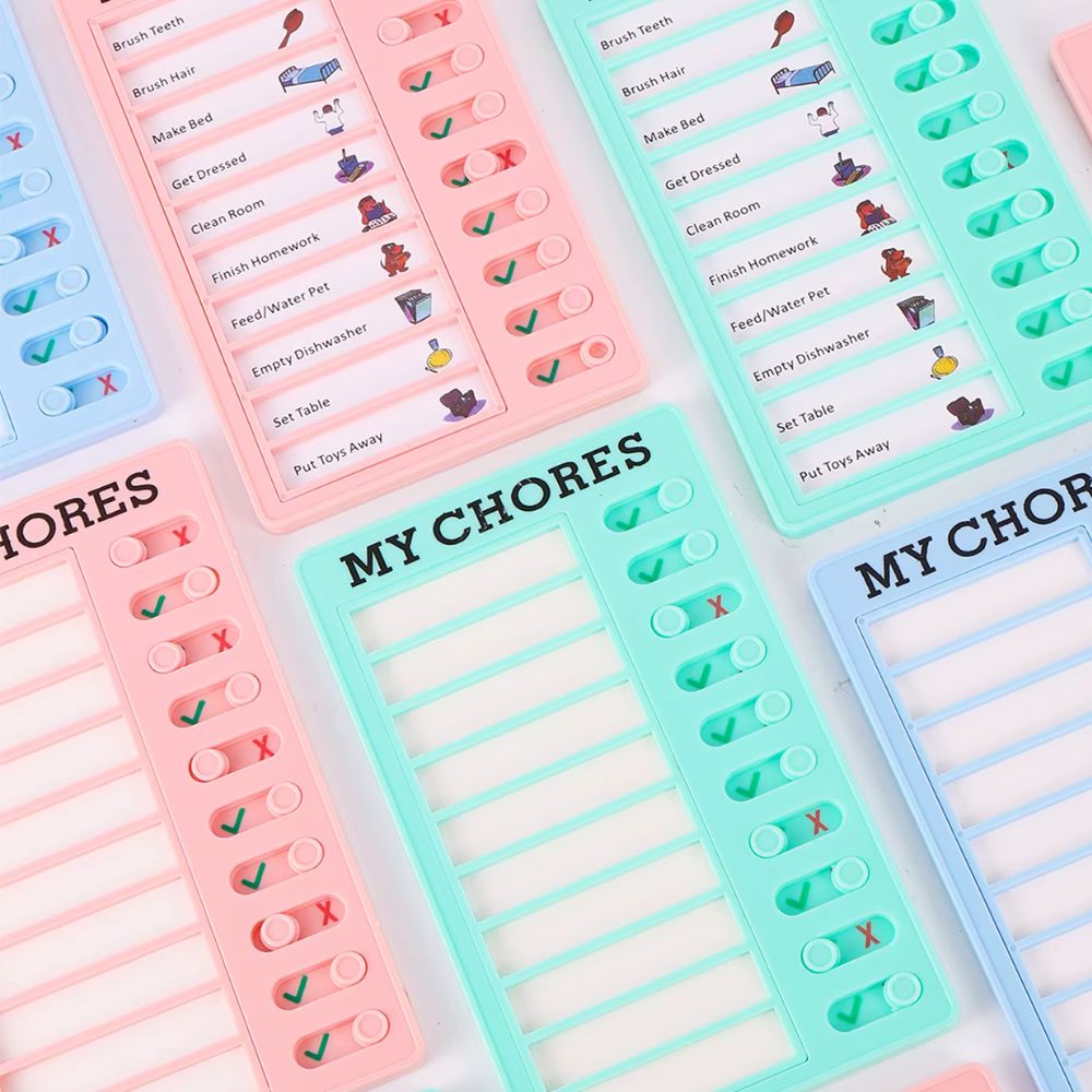 Painel de Rotina Reutilizável Infantil – “My Chores”