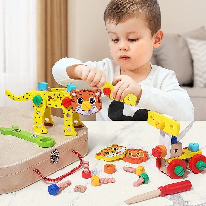Kit de Ferramentas Animais para Pequenos Engenheiros