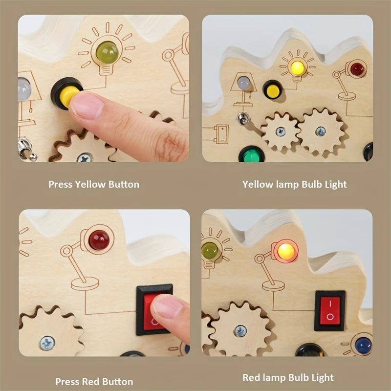 Painel Sensorial Dinossauro