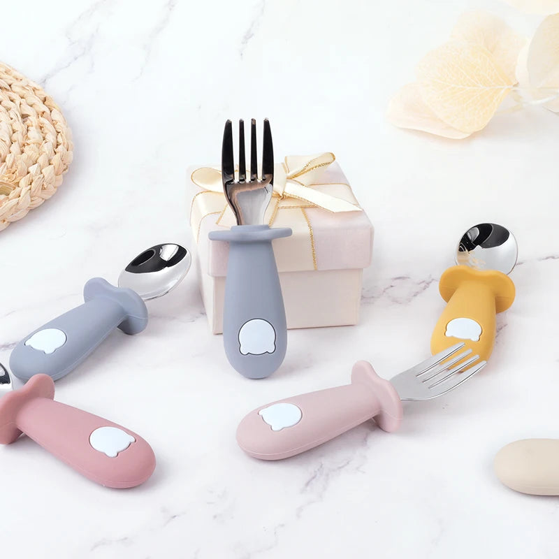 Talheres Infantil Urso (02 Peças)