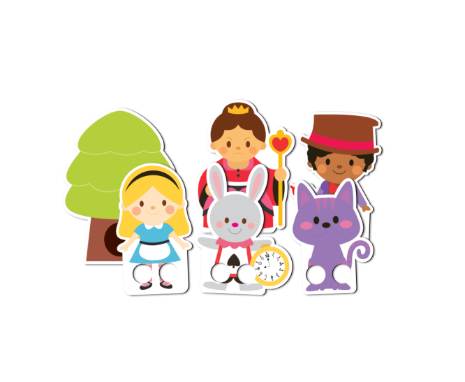 Dedoches Alice no País das Maravilhas